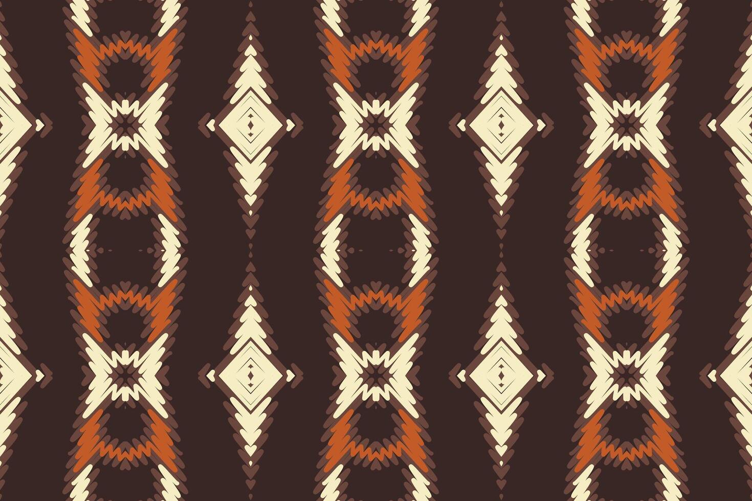 Tissue Dupatta Seamless Native American, Motif embroidery, Ikat embroidery Design for Print Texture fabric saree sari carpet. kurta patola saree vector