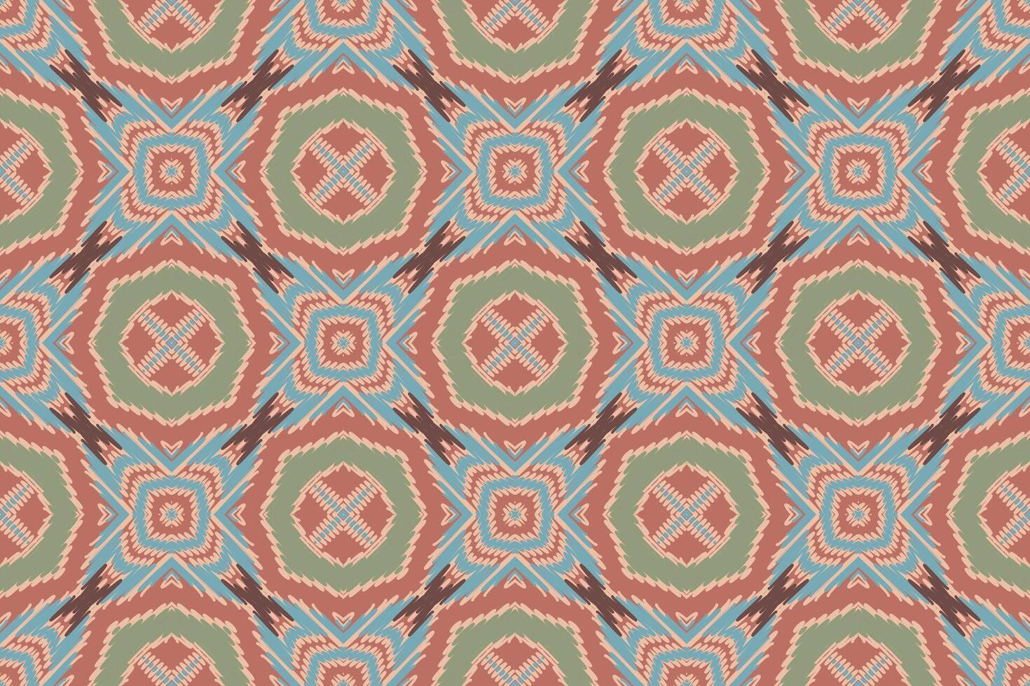 Fashion pattern Seamless Mughal architecture Motif embroidery, Ikat embroidery Design for Print endless arabesque cloth dupatta shawl bandana print silk kurta men vector