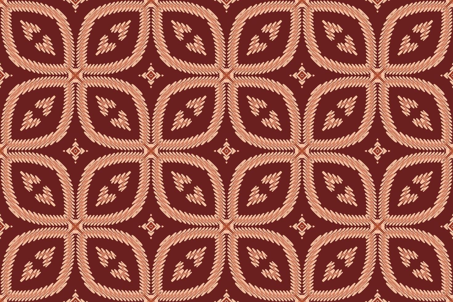 Fashion pattern Seamless Mughal architecture Motif embroidery, Ikat embroidery Design for Print figure tribal ink on cloth patola sari vector