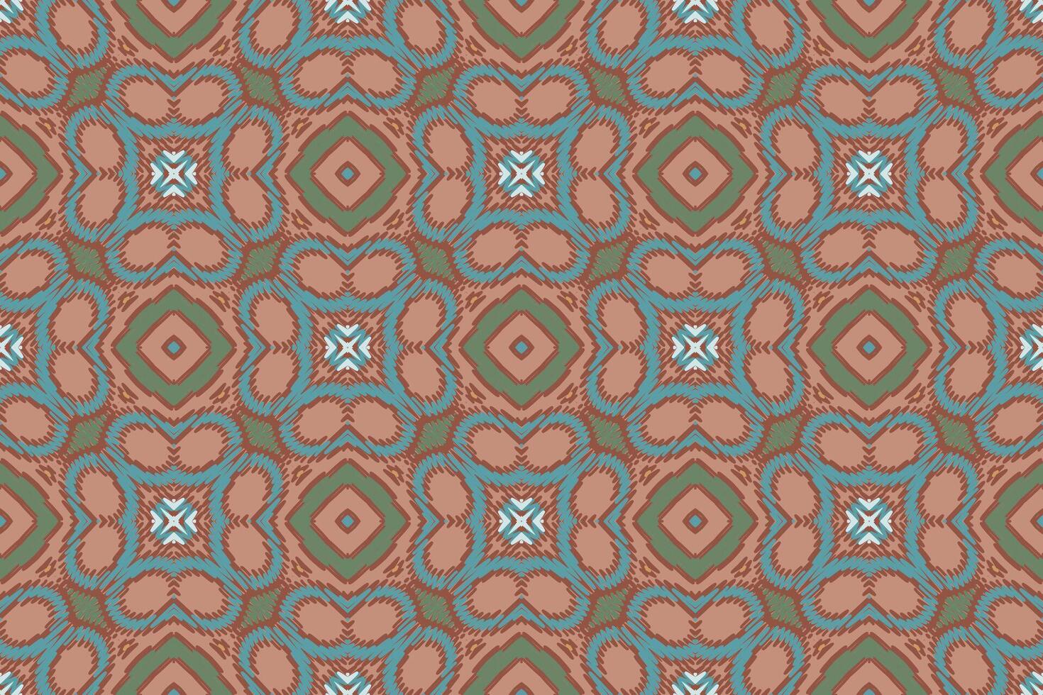 Fashion pattern Seamless Mughal architecture Motif embroidery, Ikat embroidery Design for Print tapestry floral kimono repeat pattern lacing spanish motif vector