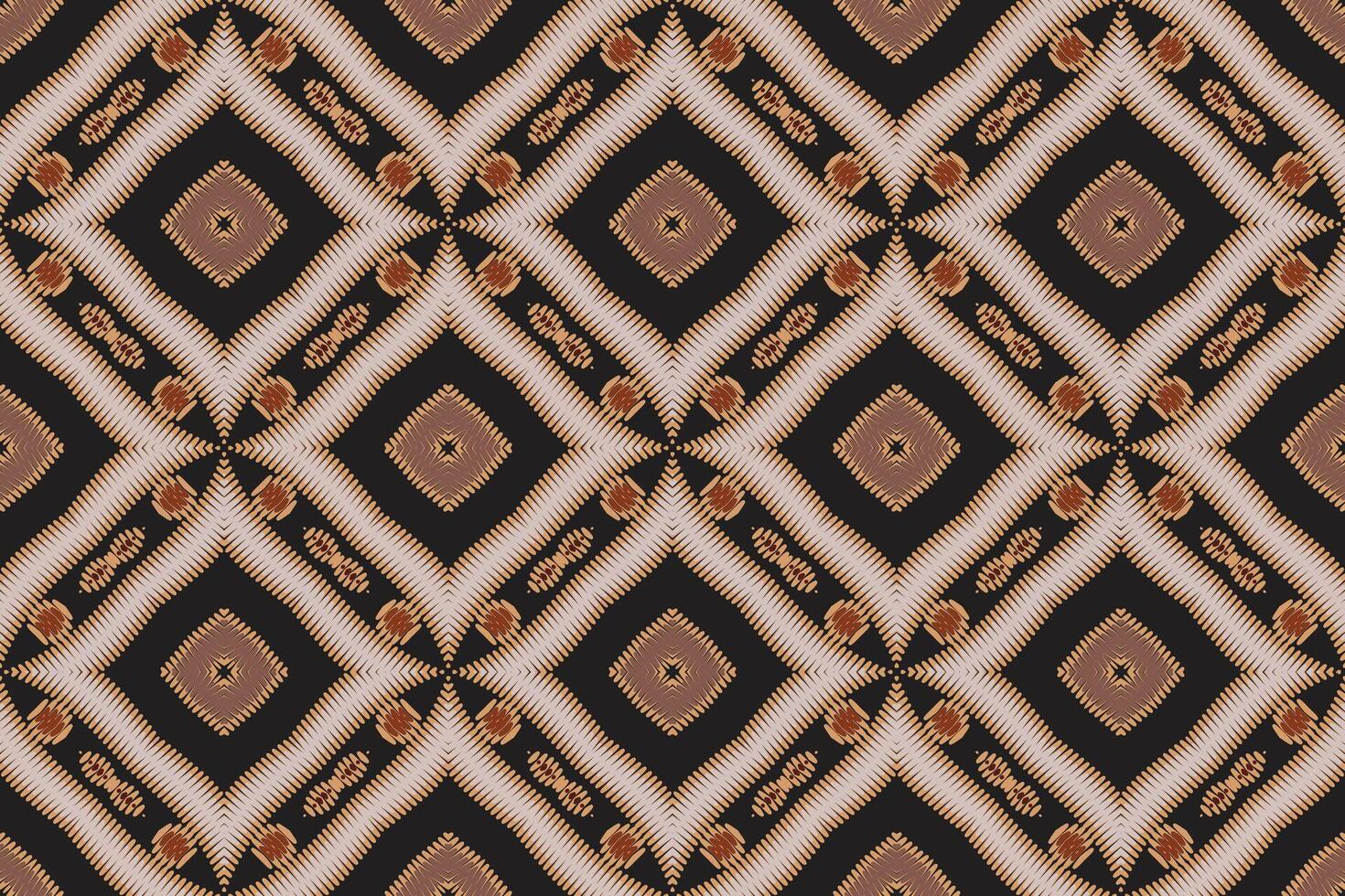 Fashion pattern Seamless Scandinavian pattern Motif embroidery, Ikat embroidery Design for Print pattern vintage flower folk navajo patchwork pattern vector