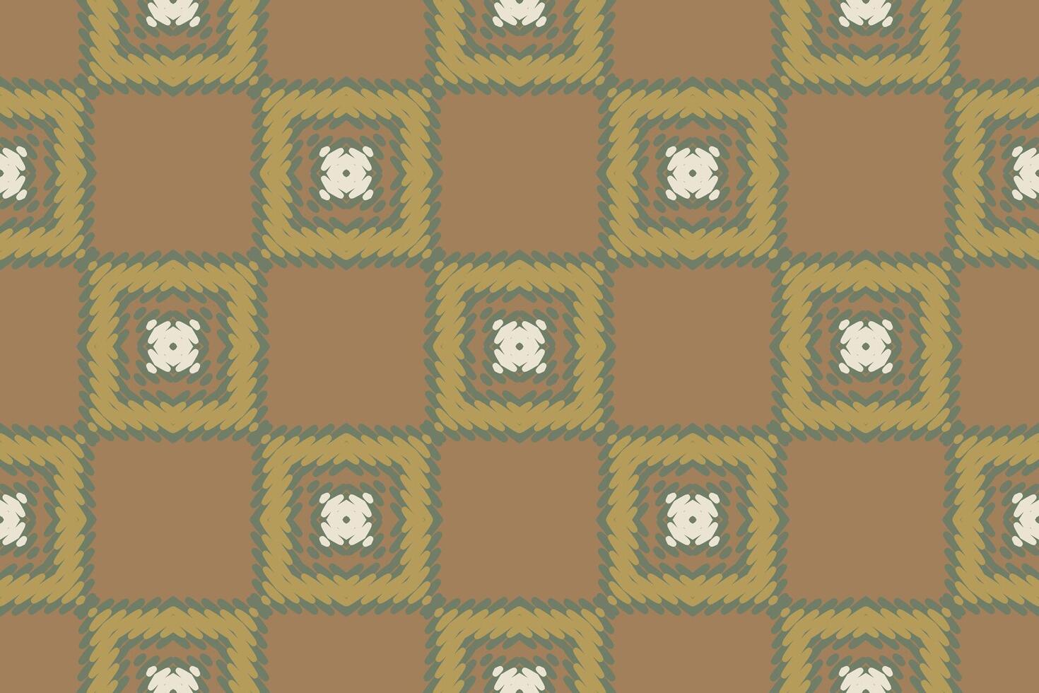Peruvian pattern Seamless Bandana print silk Motif embroidery, Ikat embroidery Design for Print indonesian batik motif embroidery native american kurta mughal design vector