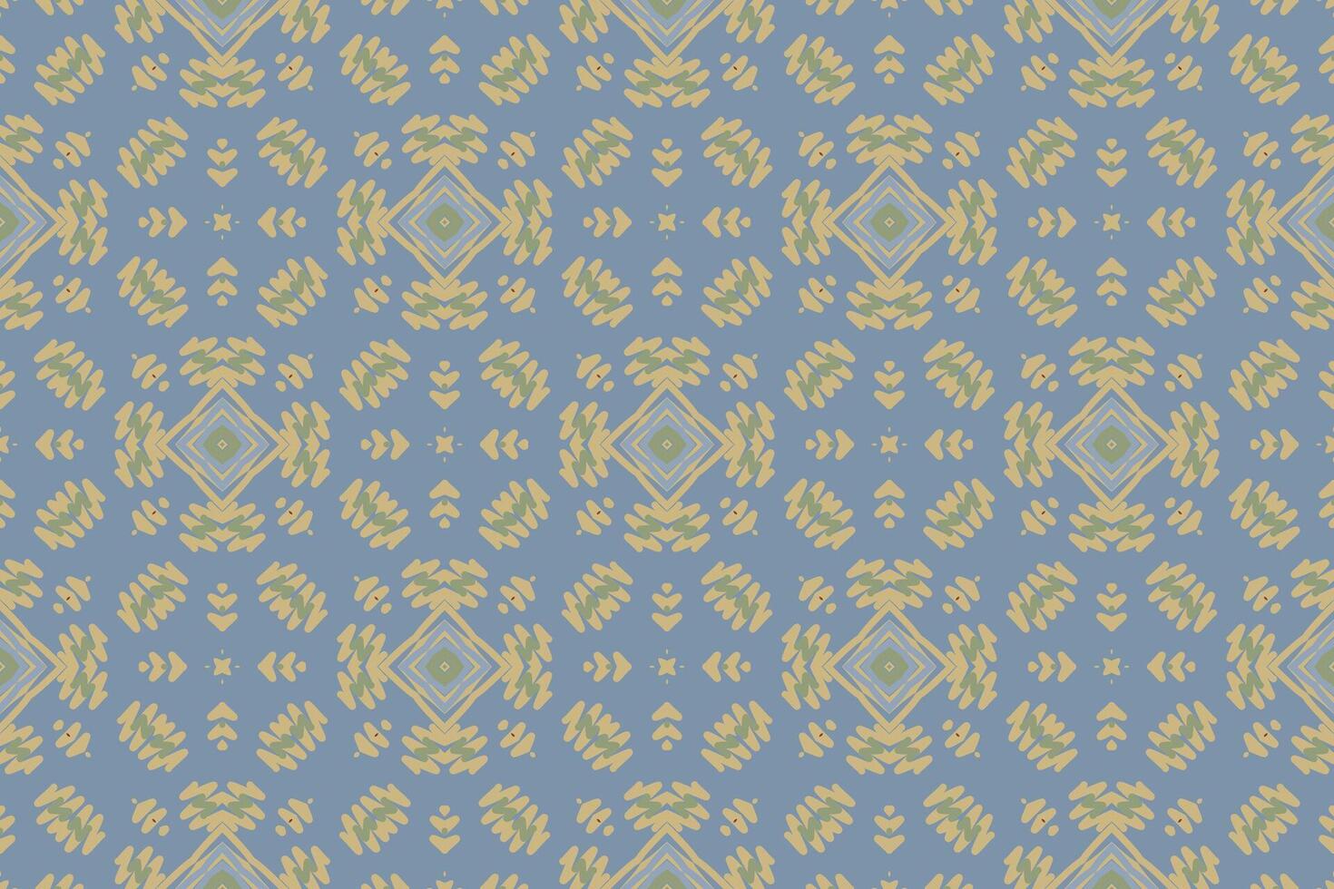 Peruvian pattern Seamless Mughal architecture Motif embroidery, Ikat embroidery Design for Print indonesian batik motif embroidery native american kurta mughal design vector
