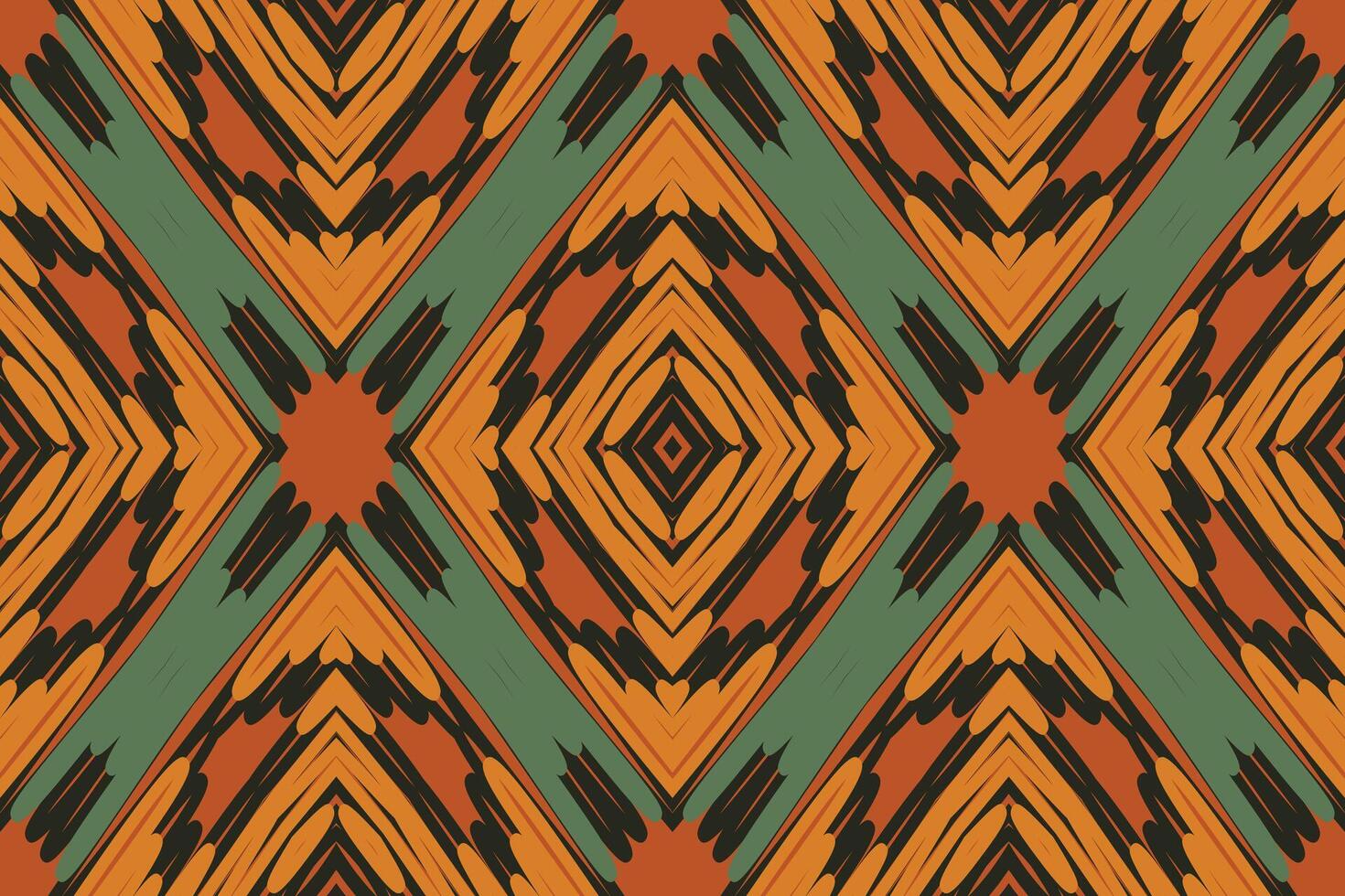 Patola sari Seamless Mughal architecture Motif embroidery, Ikat embroidery Design for Print scandinavian pattern saree ethnic nativity gypsy pattern vector