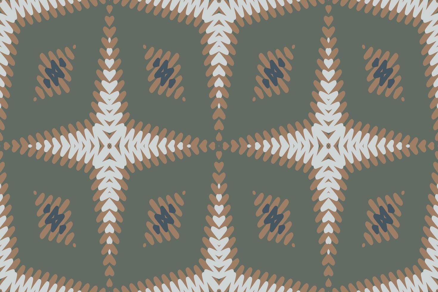 Patola sari Seamless Mughal architecture Motif embroidery, Ikat embroidery Design for Print figure tribal ink on cloth patola sari vector