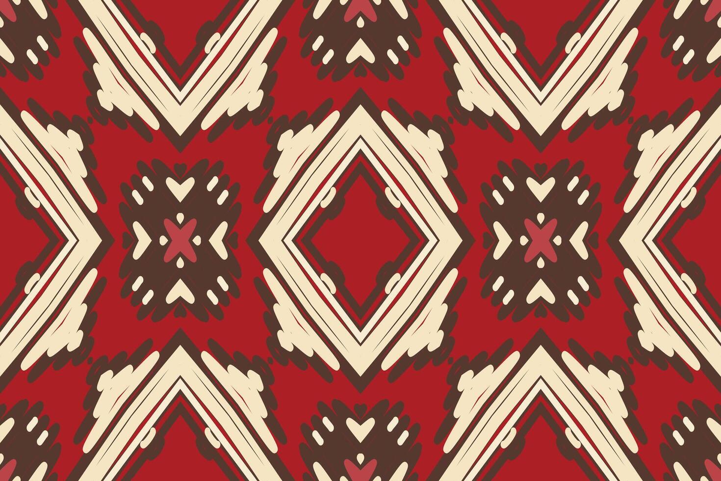 Patola sari Seamless Scandinavian pattern Motif embroidery, Ikat embroidery Design for Print tapestry floral kimono repeat pattern lacing spanish motif vector