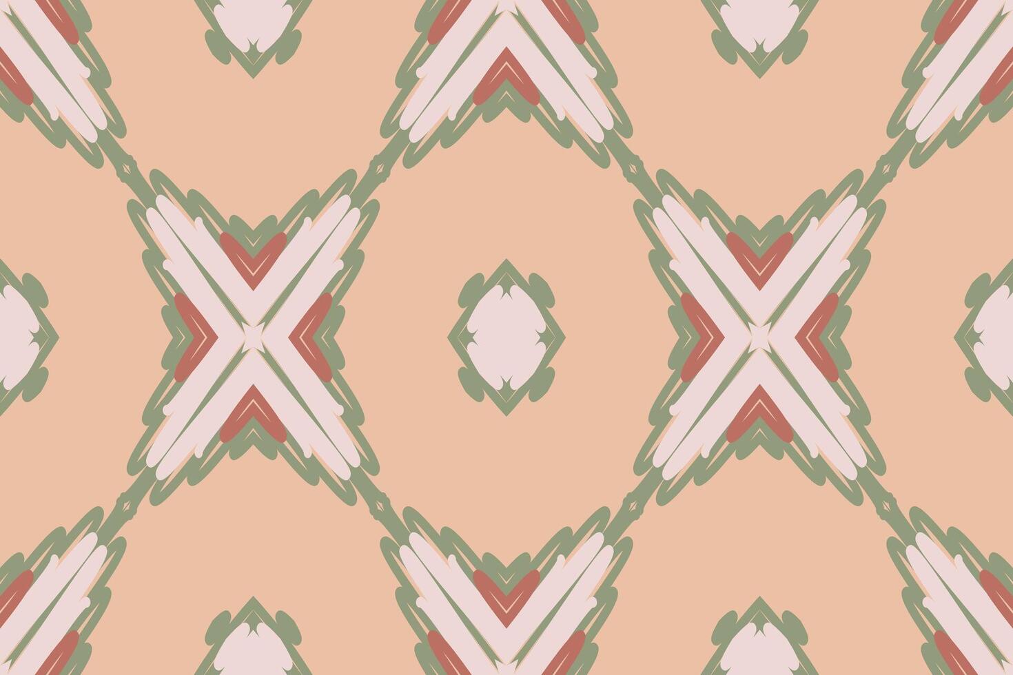 Kilim Pattern Seamless Bandana print silk Motif embroidery, Ikat embroidery Design for Print scandinavian pattern saree ethnic nativity gypsy pattern vector