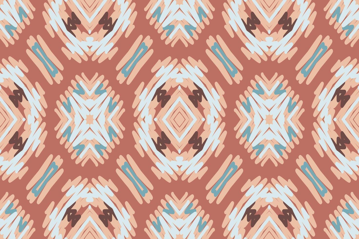 Kilim Pattern Seamless Australian aboriginal pattern Motif embroidery, Ikat embroidery Design for Print scandinavian pattern saree ethnic nativity gypsy pattern vector