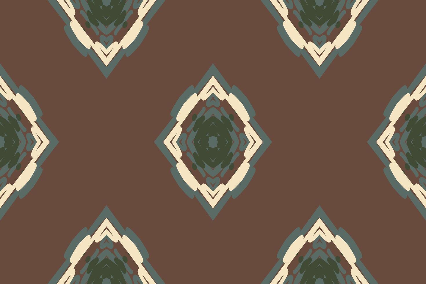 Kilim Pattern Seamless Mughal architecture Motif embroidery, Ikat embroidery Design for Print pattern vintage flower folk navajo patchwork pattern vector