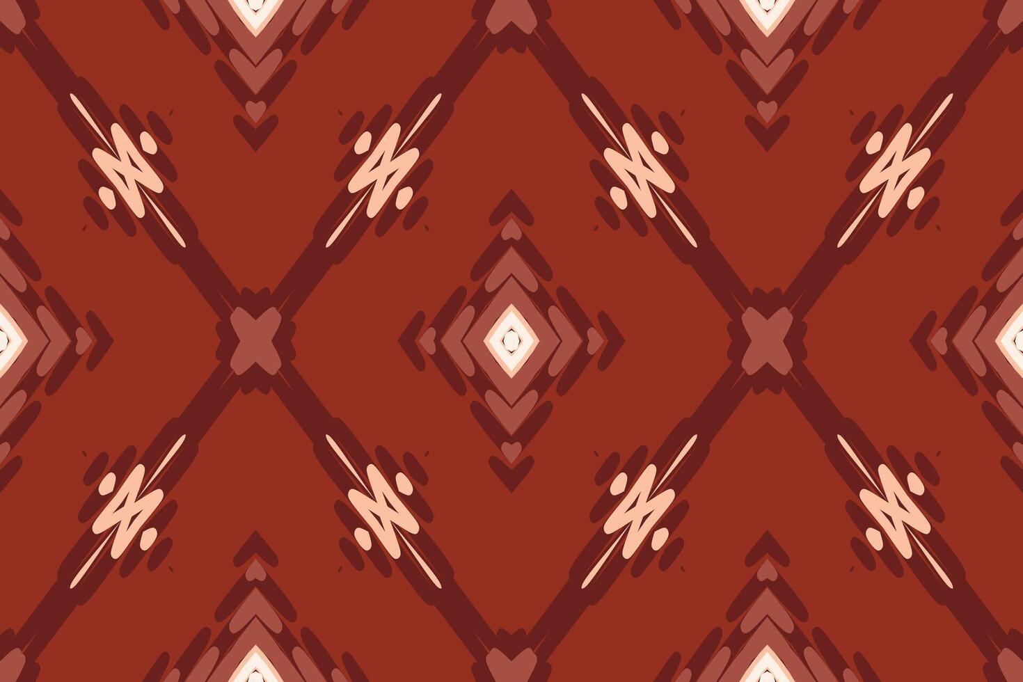 Dupatta Pattern Seamless Native American, Motif embroidery, Ikat embroidery Design for Print indonesian batik motif embroidery native american kurta mughal design vector