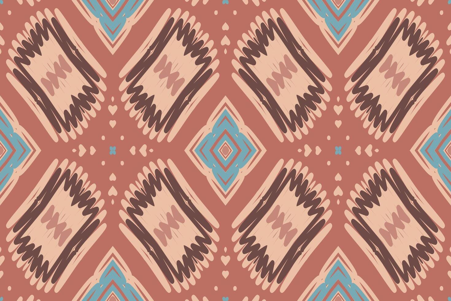 Dupatta Pattern Seamless Mughal architecture Motif embroidery, Ikat embroidery Design for Print indonesian batik motif embroidery native american kurta mughal design vector