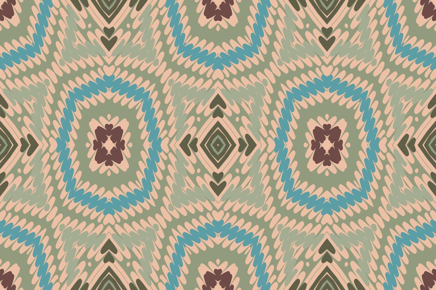 Dupatta Pattern Seamless Mughal architecture Motif embroidery, Ikat embroidery Design for Print jacquard slavic pattern folklore pattern kente arabesque vector