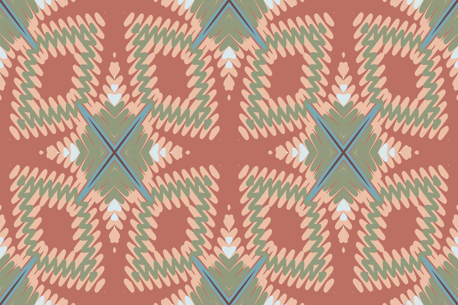 Salwar Pattern Seamless Native American, Motif embroidery, Ikat embroidery Design for Print indonesian batik motif embroidery native american kurta mughal design vector