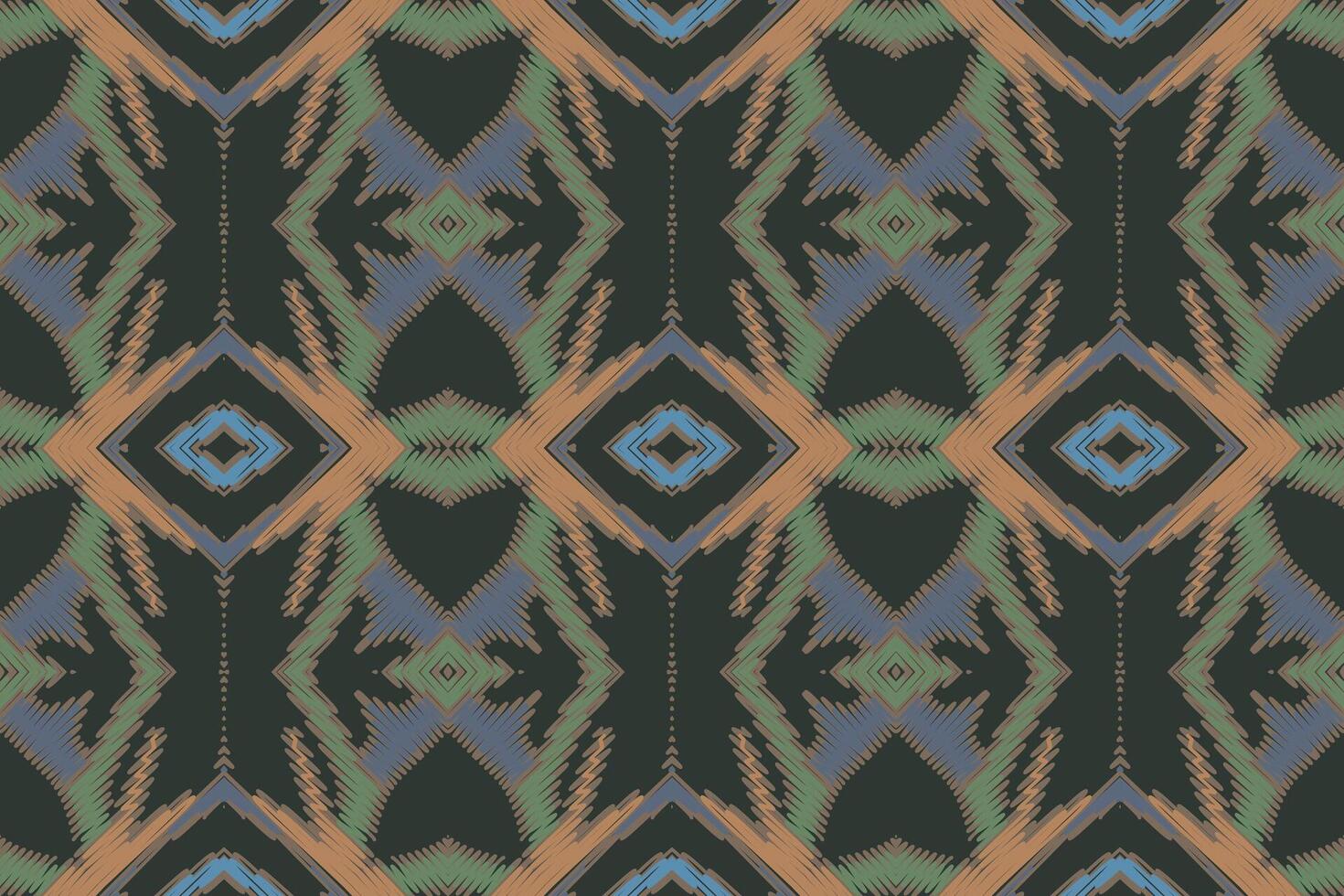 Pakistani dresses pattern Seamless Native American, Motif embroidery, Ikat embroidery Design for Print pattern vintage flower folk navajo patchwork pattern vector
