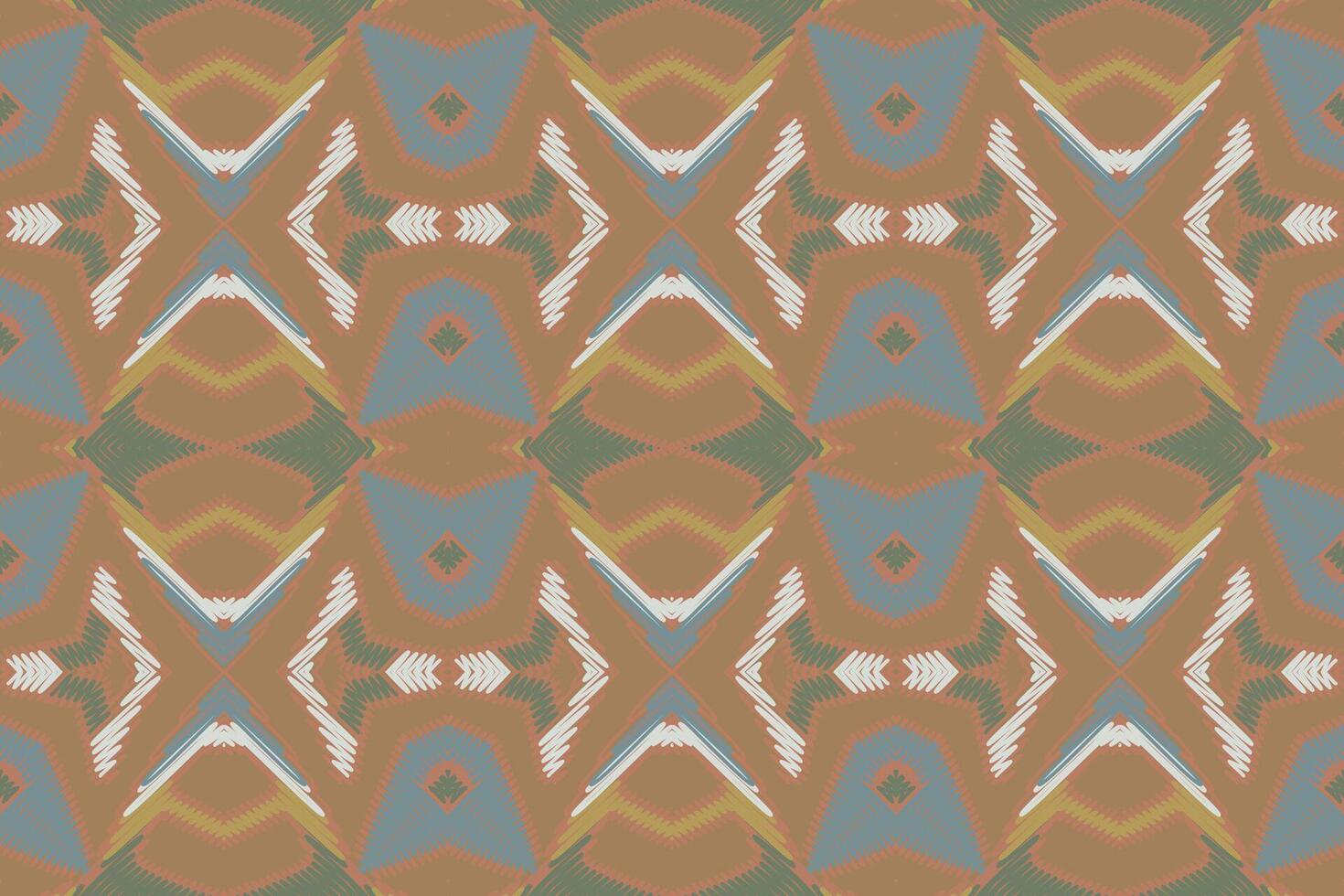 Salwar Pattern Seamless Mughal architecture Motif embroidery, Ikat embroidery Design for Print border embroidery ancient egypt vector