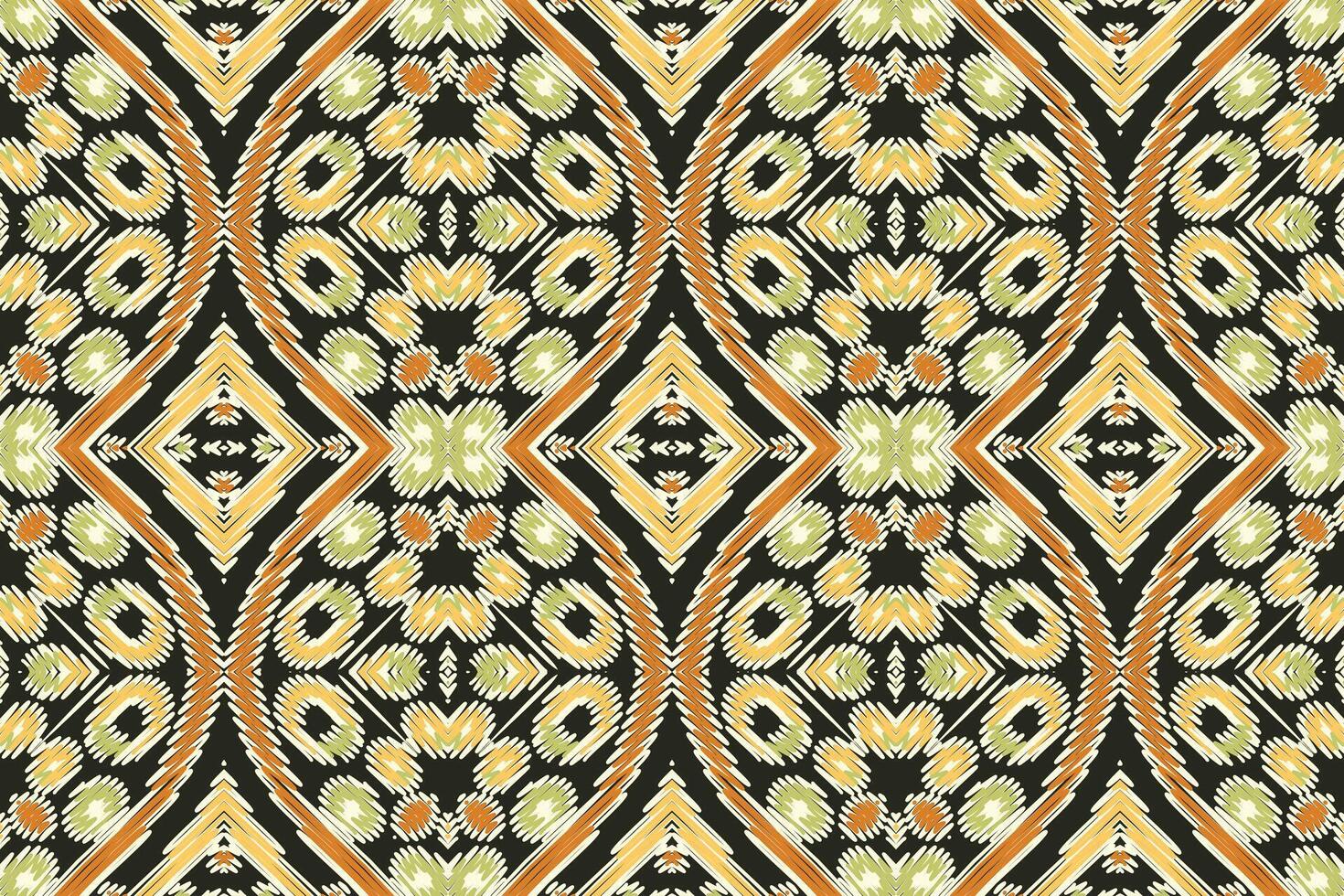 Pakistani dresses pattern Seamless Bandana print silk Motif embroidery, Ikat embroidery Design for Print indonesian batik motif embroidery native american kurta mughal design vector