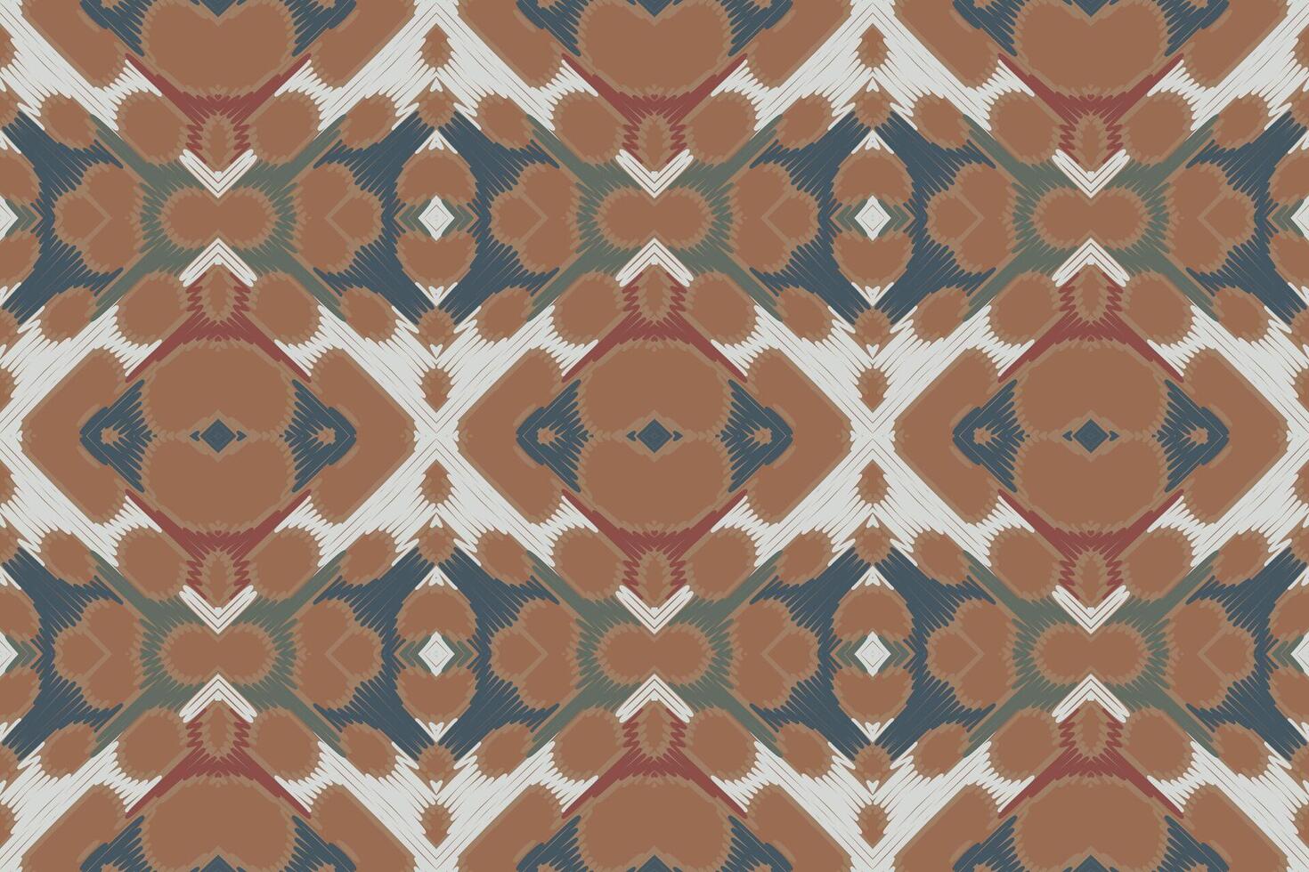 Pakistani dresses pattern Seamless Bandana print silk Motif embroidery, Ikat embroidery Design for Print indigenous art aboriginal art pattern floral kurti mughal border vector