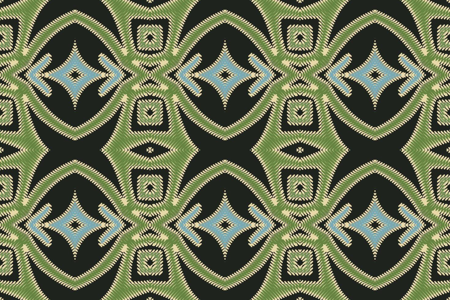 Pakistani dresses pattern Seamless Native American, Motif embroidery, Ikat embroidery Design for Print vyshyvanka placemat quilt sarong sarong beach kurtis Indian motifs vector