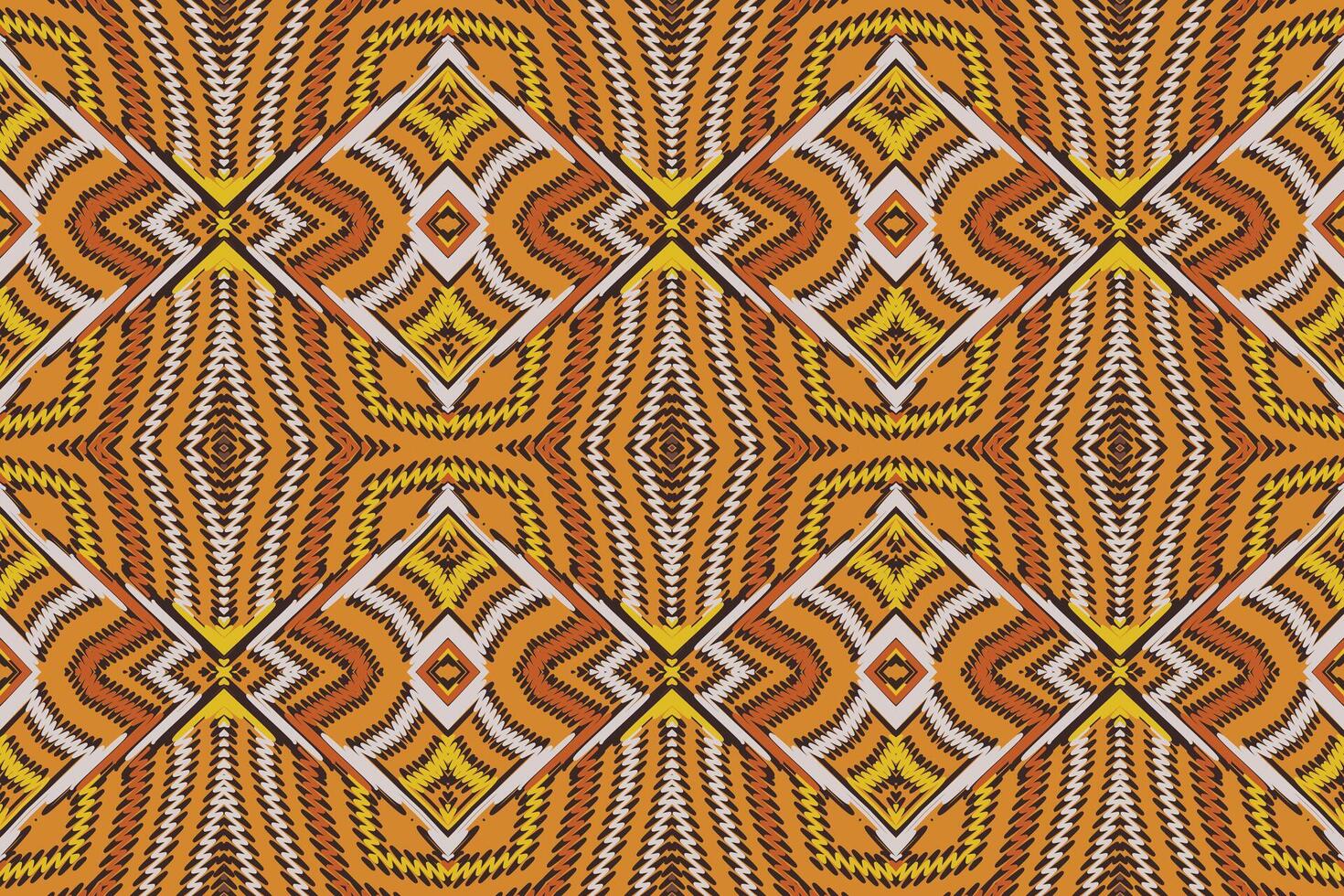 Pakistani dresses pattern Seamless Scandinavian pattern Motif embroidery, Ikat embroidery Design for Print pattern vintage flower folk navajo patchwork pattern vector