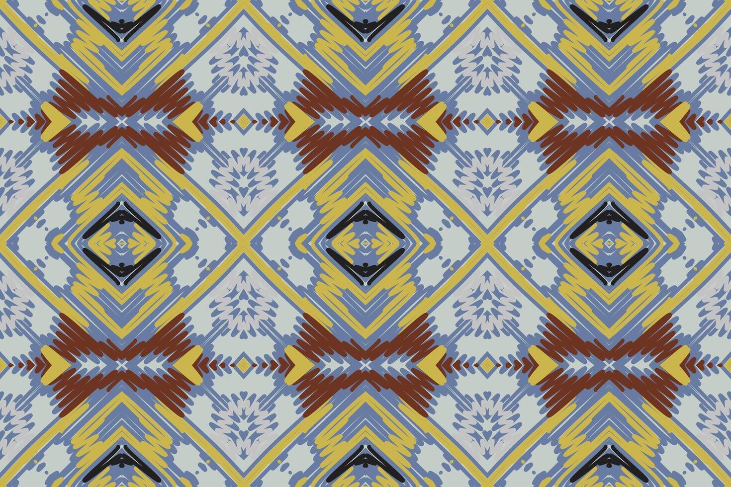 Anarkali frock design Seamless Scandinavian pattern Motif embroidery, Ikat embroidery Design for Print tapestry floral kimono repeat pattern lacing spanish motif vector