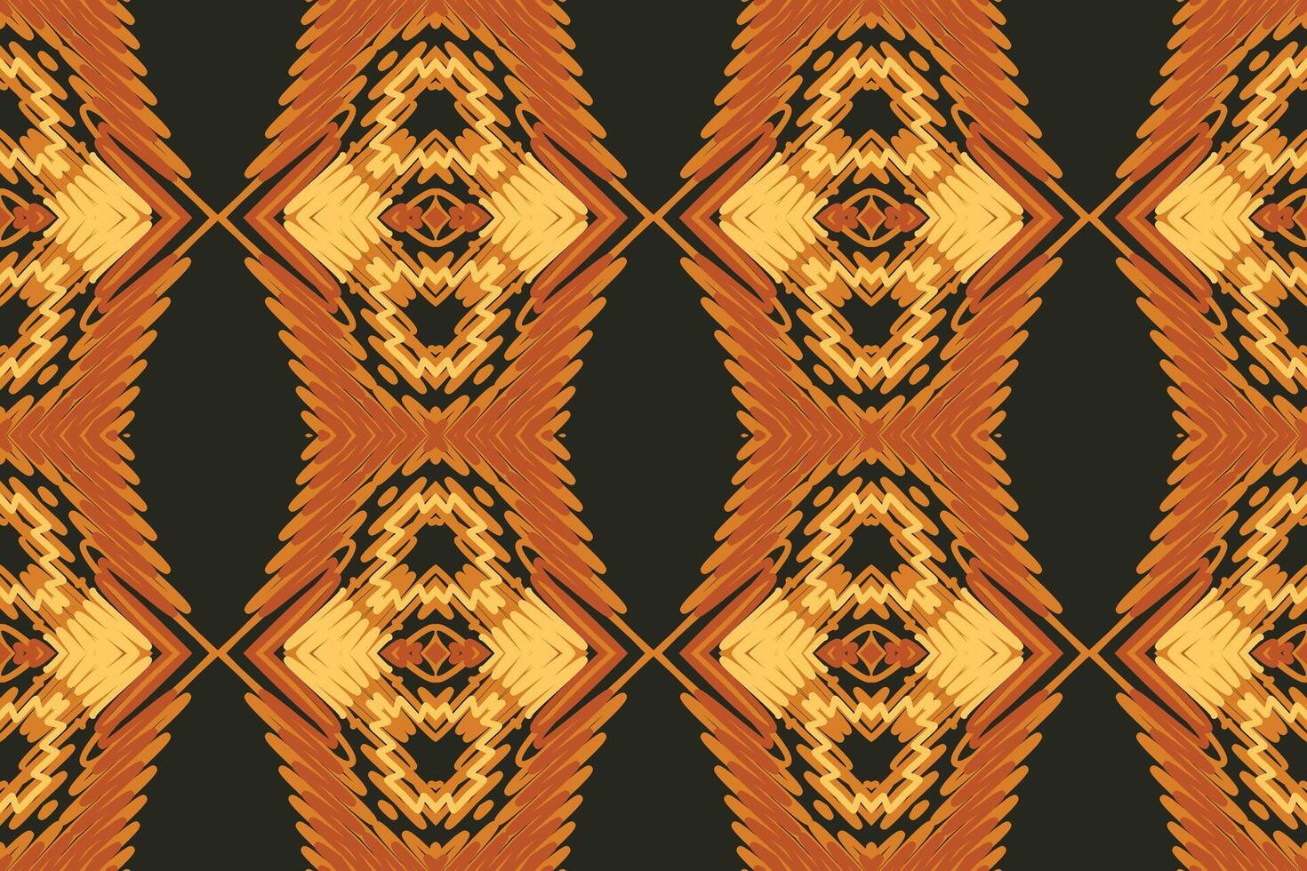 Anarkali frock design Seamless Scandinavian pattern Motif embroidery, Ikat embroidery Design for Print figure tribal ink on cloth patola sari vector
