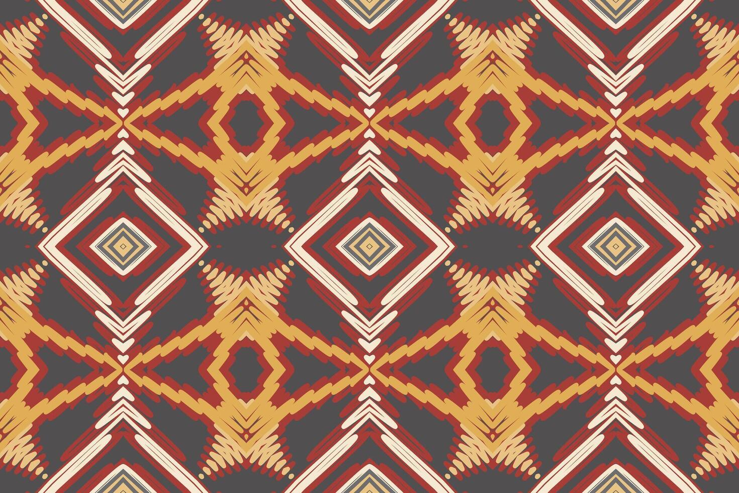 Kurta Pattern Seamless Bandana print silk Motif embroidery, Ikat embroidery Design for Print Texture fabric saree sari carpet. kurta patola saree vector
