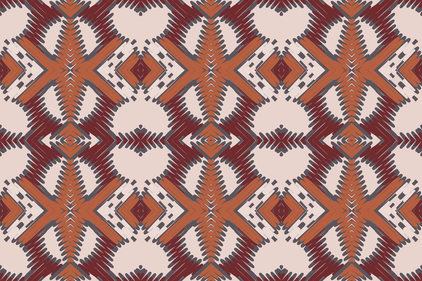 Kurta Pattern Seamless Bandana print silk Motif embroidery, Ikat embroidery Design for Print kurta pattern mughal motifs tapestry pattern floral repeat vector