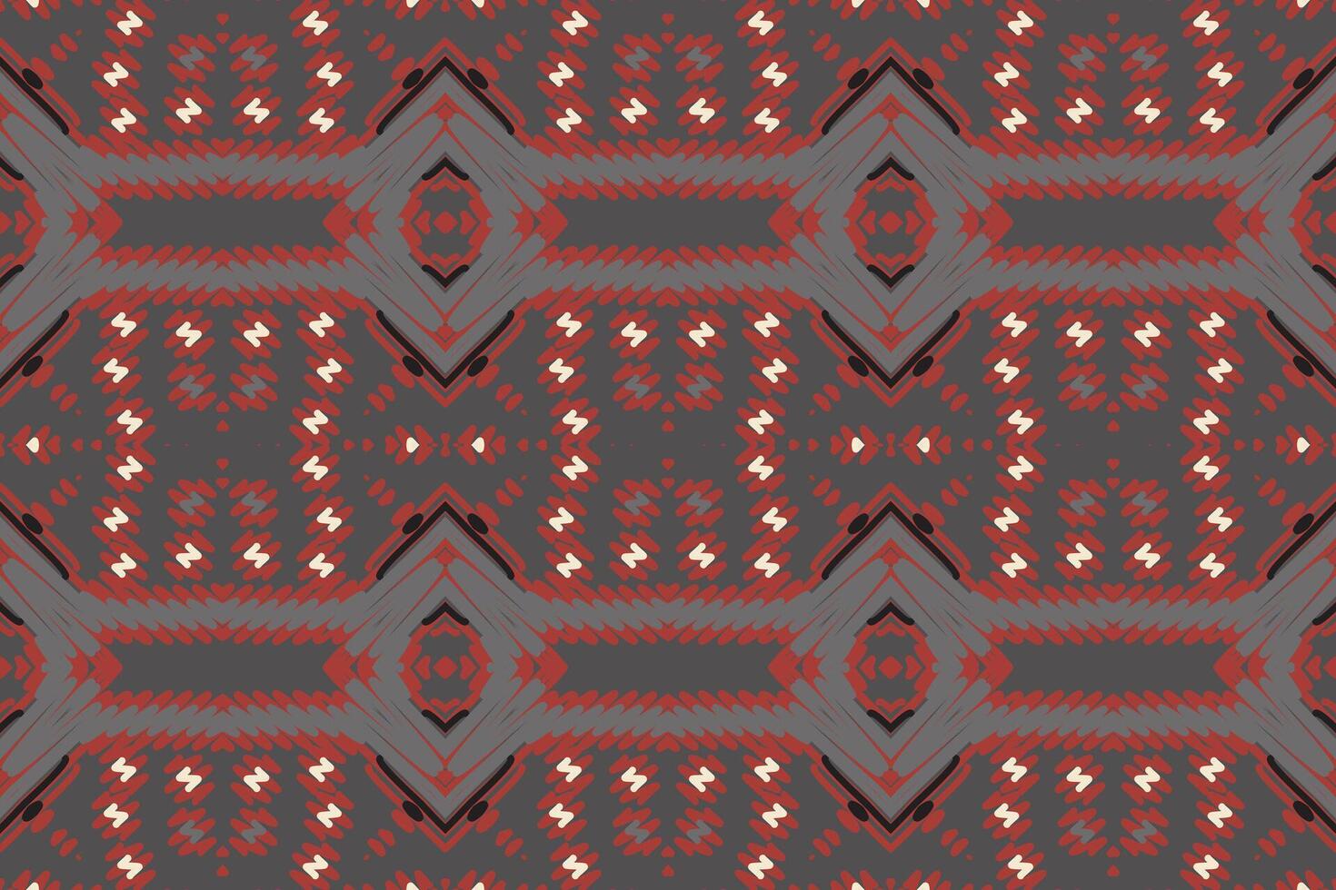 Kurta Pattern Seamless Bandana print silk Motif embroidery, Ikat embroidery Design for Print indonesian batik motif embroidery native american kurta mughal design vector