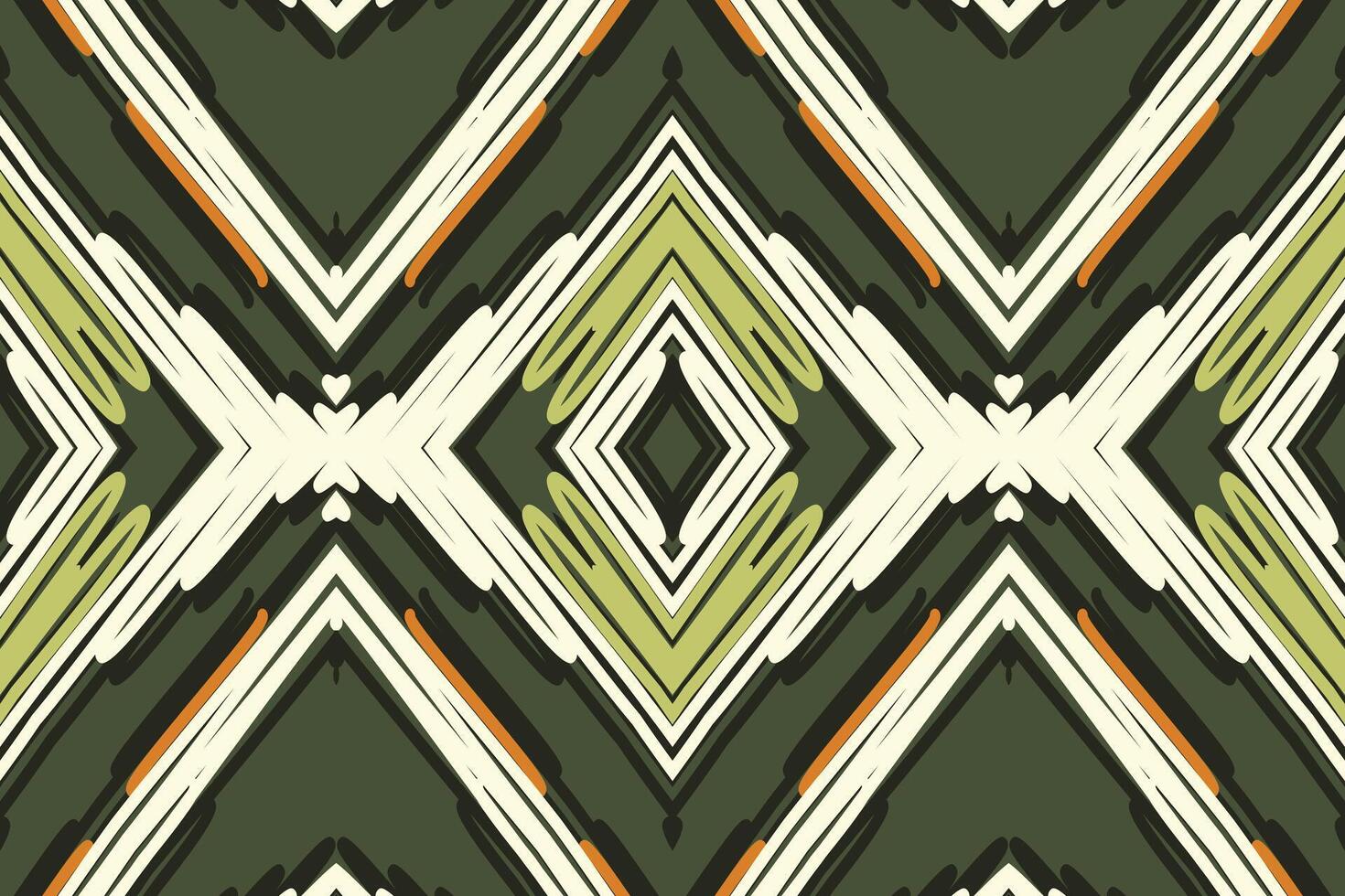 Punjabi Pattern Seamless Native American, Motif embroidery, Ikat embroidery Design for Print indonesian batik motif embroidery native american kurta mughal design vector