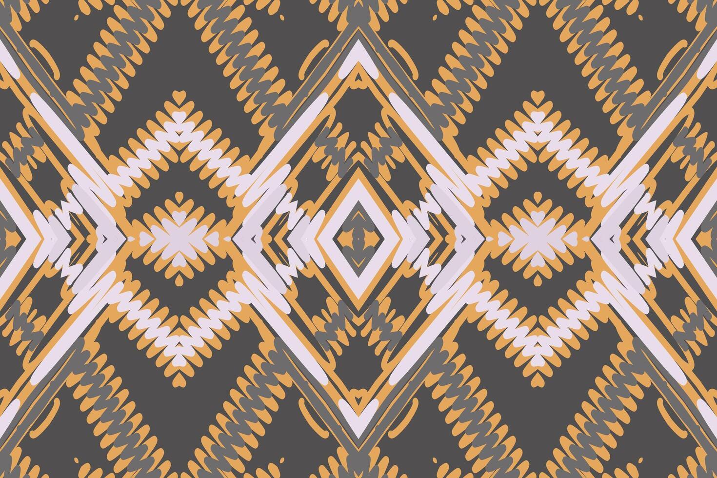 Punjabi Pattern Seamless Mughal architecture Motif embroidery, Ikat embroidery Design for Print pattern vintage flower folk navajo patchwork pattern vector