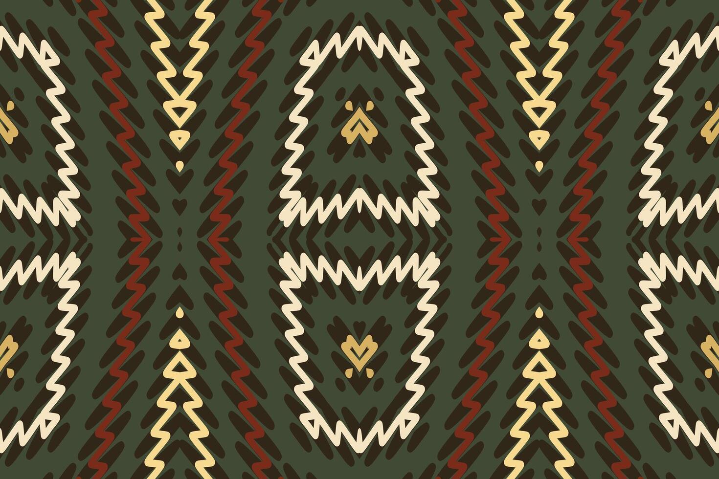 Punjabi Pattern Seamless Scandinavian pattern Motif embroidery, Ikat embroidery Design for Print Texture fabric saree sari carpet. kurta patola saree vector