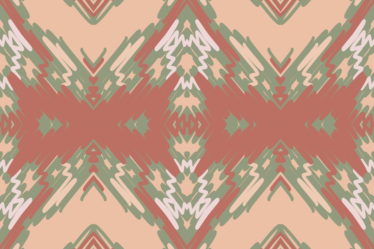 Churidar Pattern Seamless Native American, Motif embroidery, Ikat embroidery Design for Print indonesian batik motif embroidery native american kurta mughal design vector