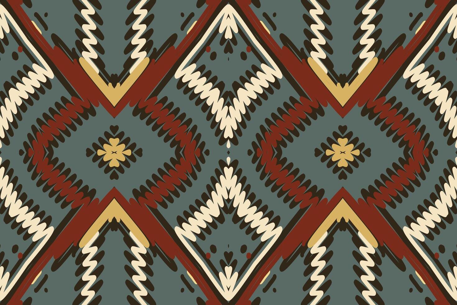 Churidar Pattern Seamless Native American, Motif embroidery, Ikat embroidery Design for Print egyptian pattern tibetan mandala bandanna vector