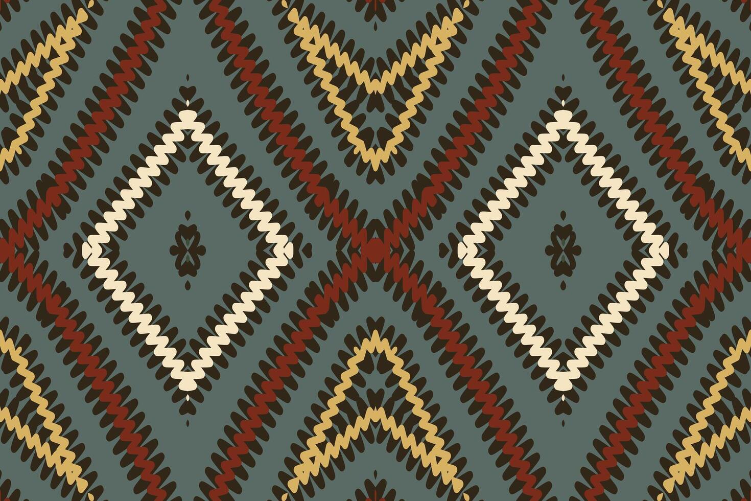 Churidar Pattern Seamless Native American, Motif embroidery, Ikat embroidery Design for Print figure tribal ink on cloth patola sari vector