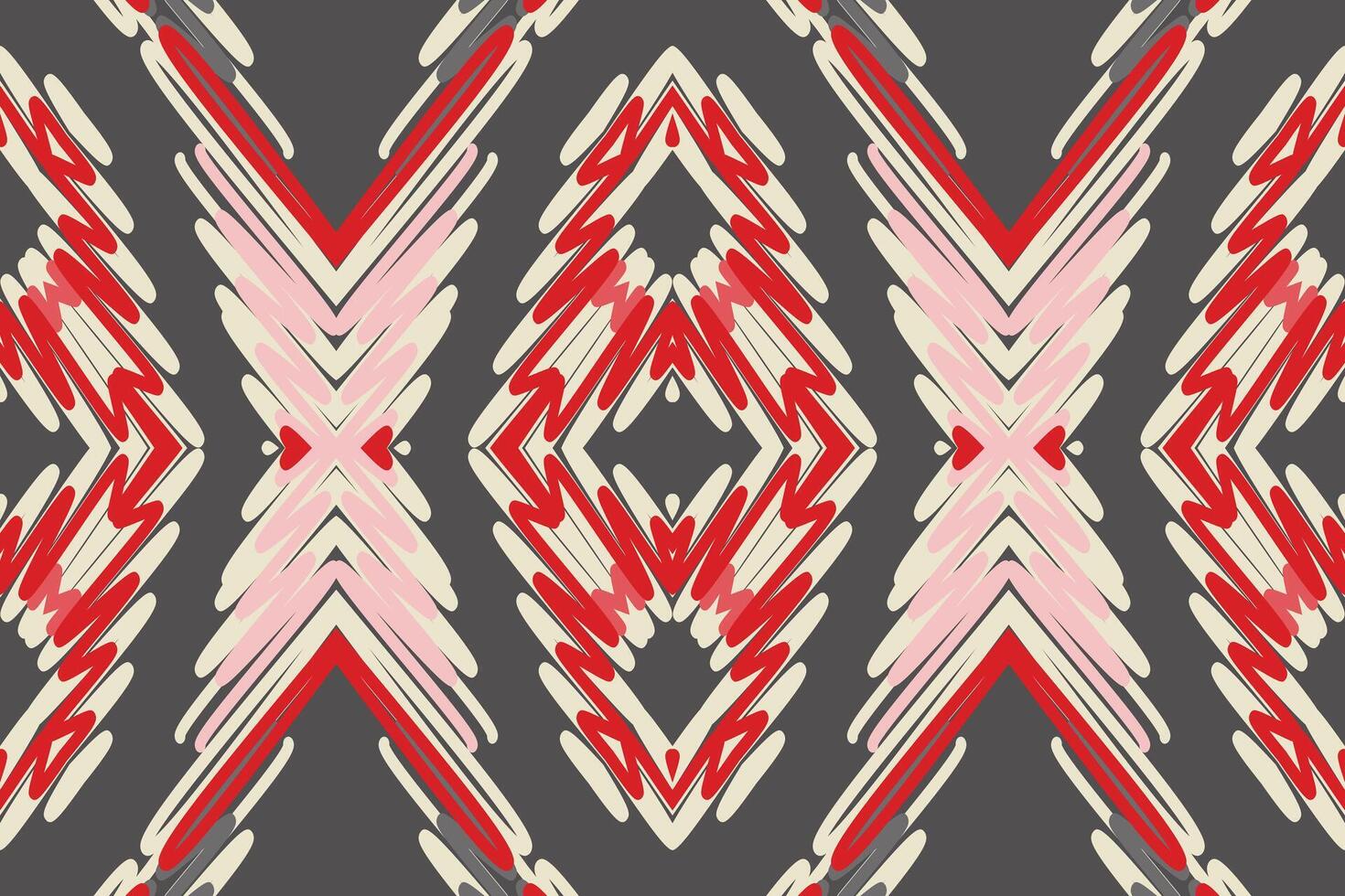 Churidar Pattern Seamless Mughal architecture Motif embroidery, Ikat embroidery Design for Print tapestry floral kimono repeat pattern lacing spanish motif vector