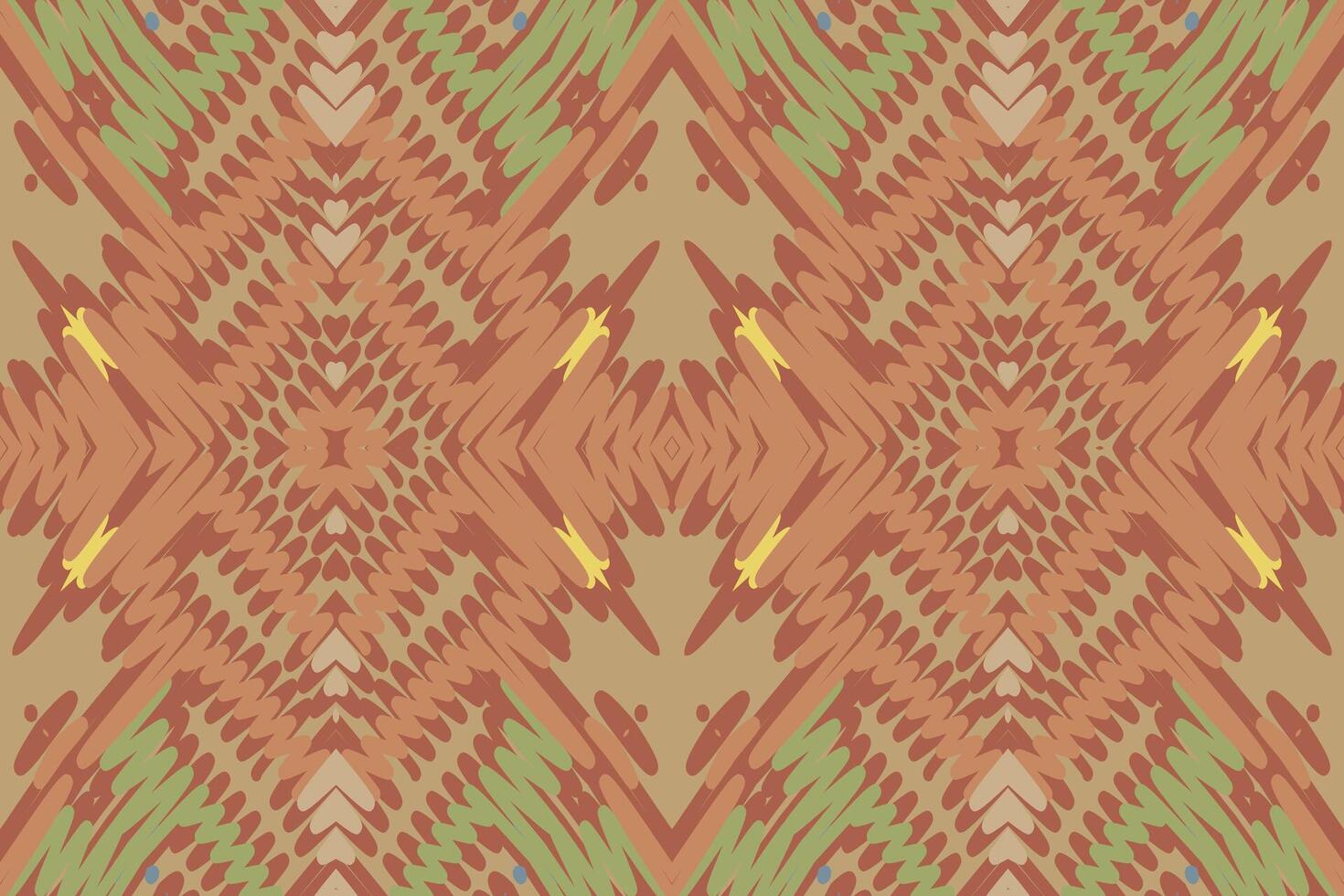 Churidar Pattern Seamless Mughal architecture Motif embroidery, Ikat embroidery Design for Print Texture fabric saree sari carpet. kurta patola saree vector