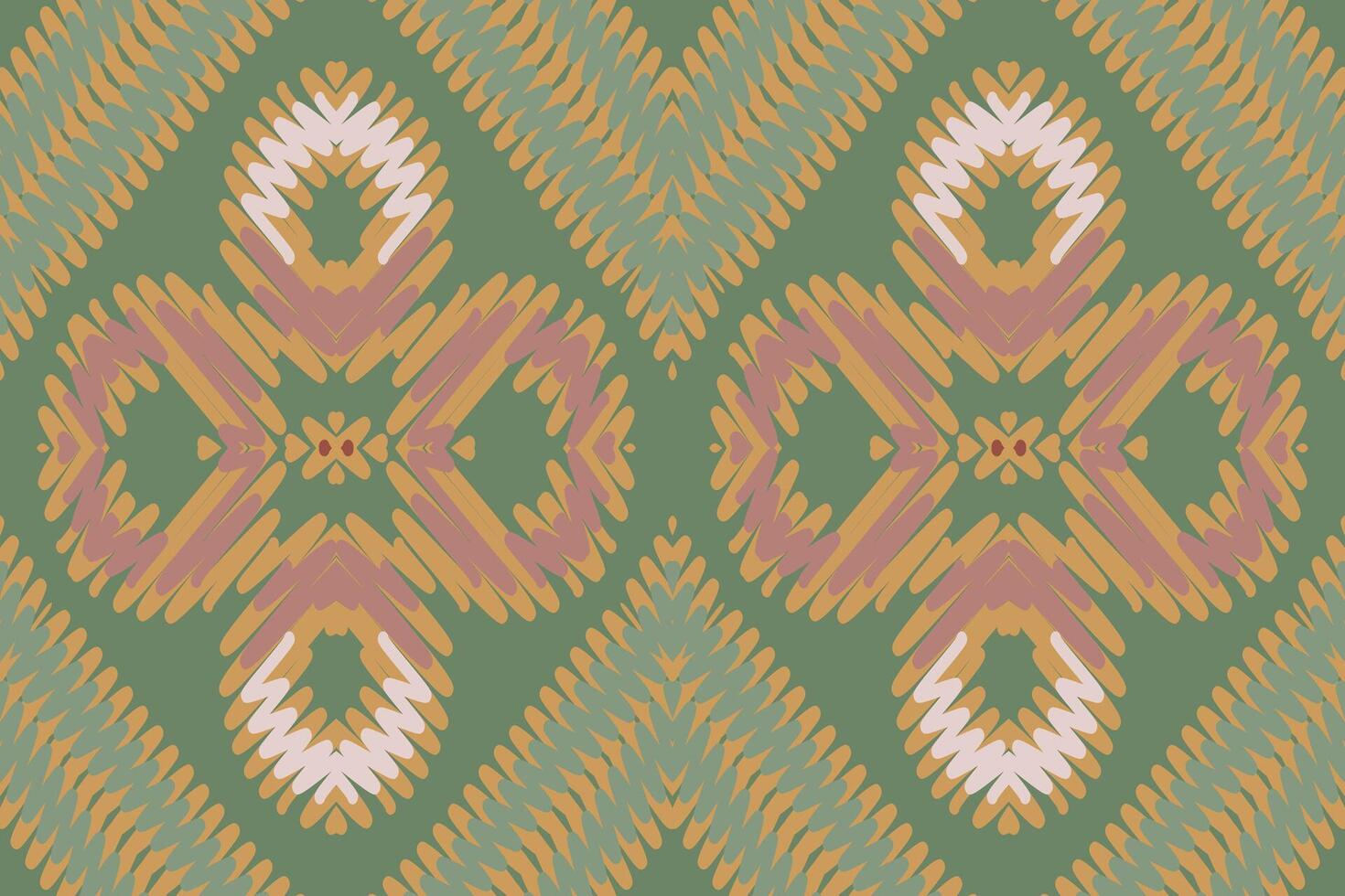 Dhoti Pattern Seamless Native American, Motif embroidery, Ikat embroidery Design for Print scarf hijab pattern kerchief ikat Silk kurti model mughal patterns vector