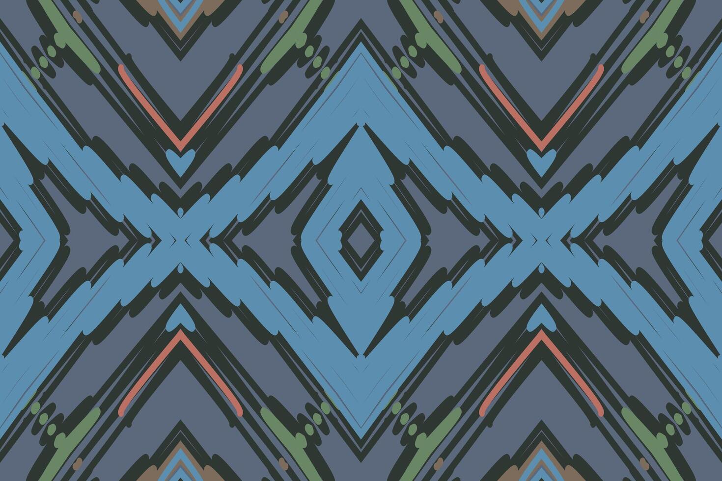 Dhoti Pattern Seamless Native American, Motif embroidery, Ikat embroidery Design for Print egyptian pattern tibetan mandala bandanna vector