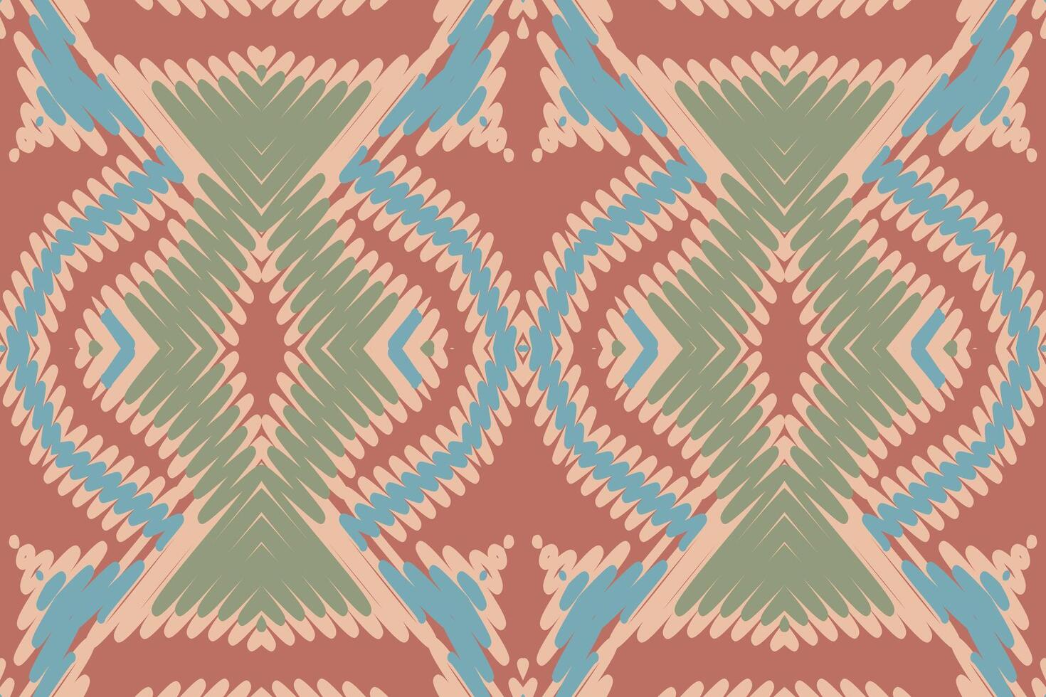 Dhoti Pattern Seamless Mughal architecture Motif embroidery, Ikat embroidery Design for Print indonesian batik motif embroidery native american kurta mughal design vector