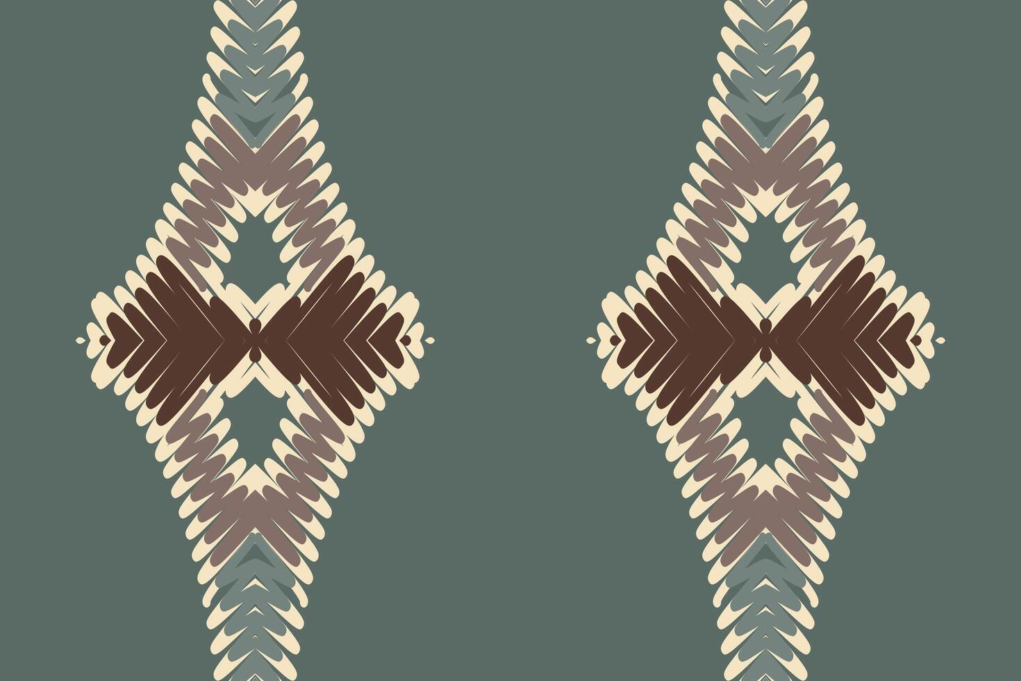 Dhoti Pattern Seamless Mughal architecture Motif embroidery, Ikat embroidery Design for Print tapestry floral kimono repeat pattern lacing spanish motif vector