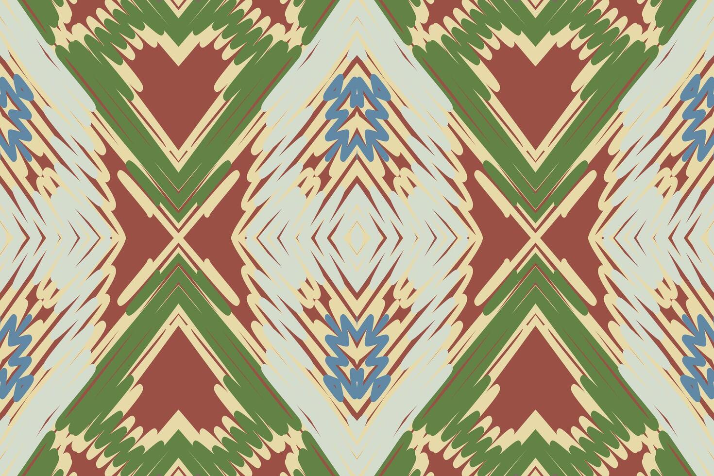 Dhoti Pattern Seamless Scandinavian pattern Motif embroidery, Ikat embroidery Design for Print indonesian batik motif embroidery native american kurta mughal design vector