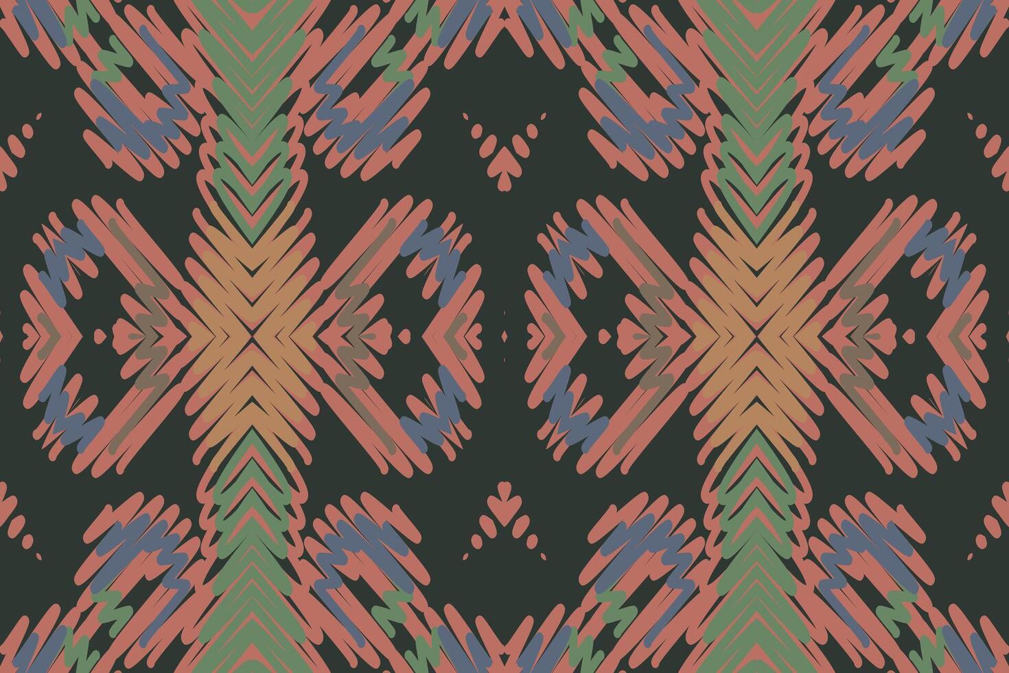 Dhoti Pants Pattern Seamless Native American, Motif embroidery, Ikat embroidery Design for Print Texture fabric saree sari carpet. kurta patola saree vector