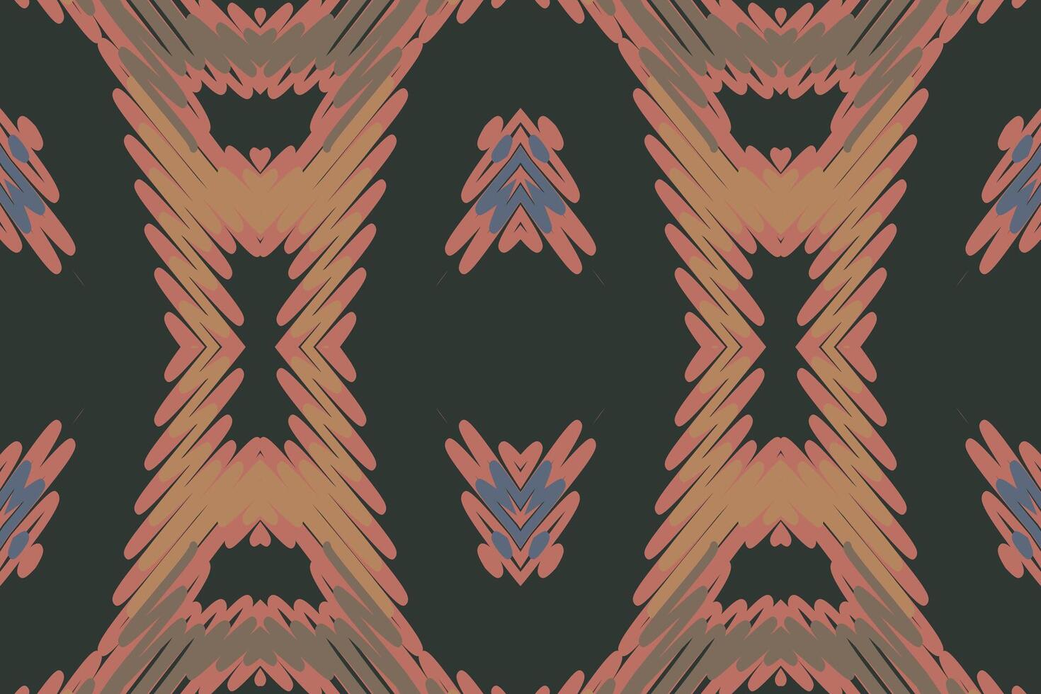 Dhoti Pants Pattern Seamless Native American, Motif embroidery, Ikat embroidery Design for Print indonesian batik motif embroidery native american kurta mughal design vector