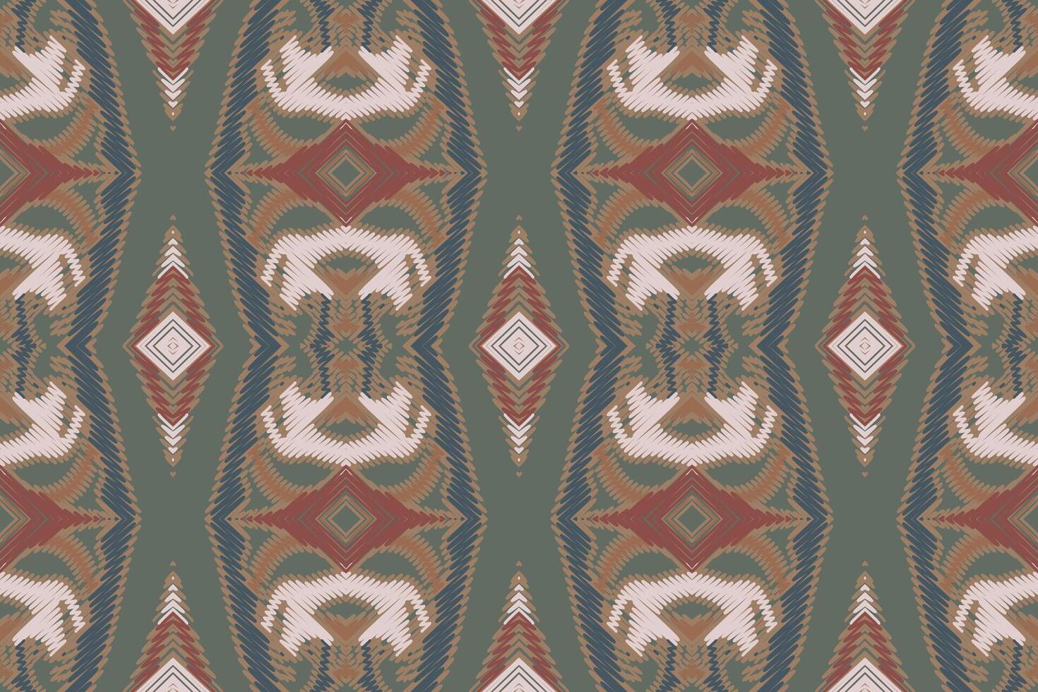 Dhoti Pants Pattern Seamless Scandinavian pattern Motif embroidery, Ikat embroidery Design for Print border embroidery ancient egypt vector