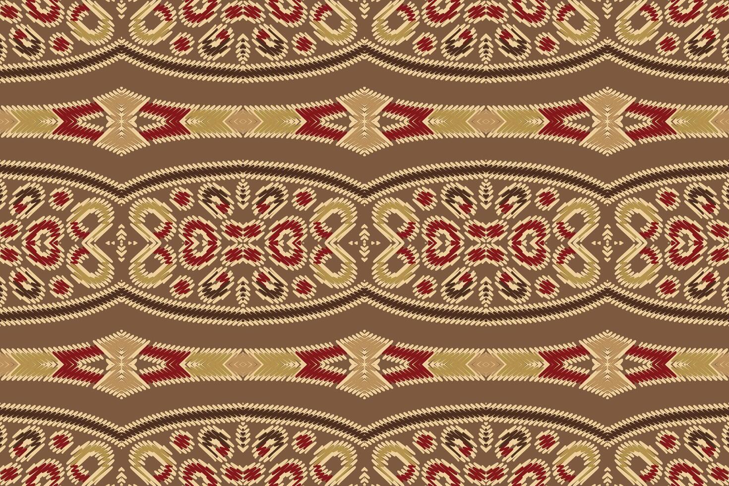 Plazo pattern Seamless Bandana print silk Motif embroidery, Ikat embroidery Design for Print kurta pattern mughal motifs tapestry pattern floral repeat vector