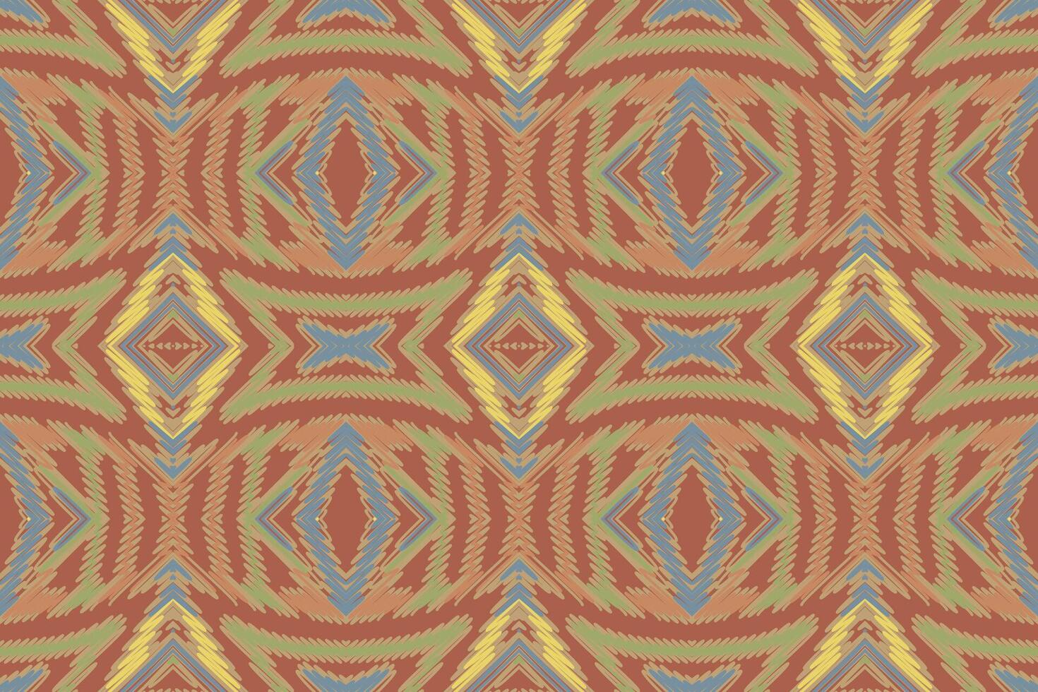 Plazo pattern Seamless Australian aboriginal pattern Motif embroidery, Ikat embroidery Design for Print tapestry floral kimono repeat pattern lacing spanish motif vector
