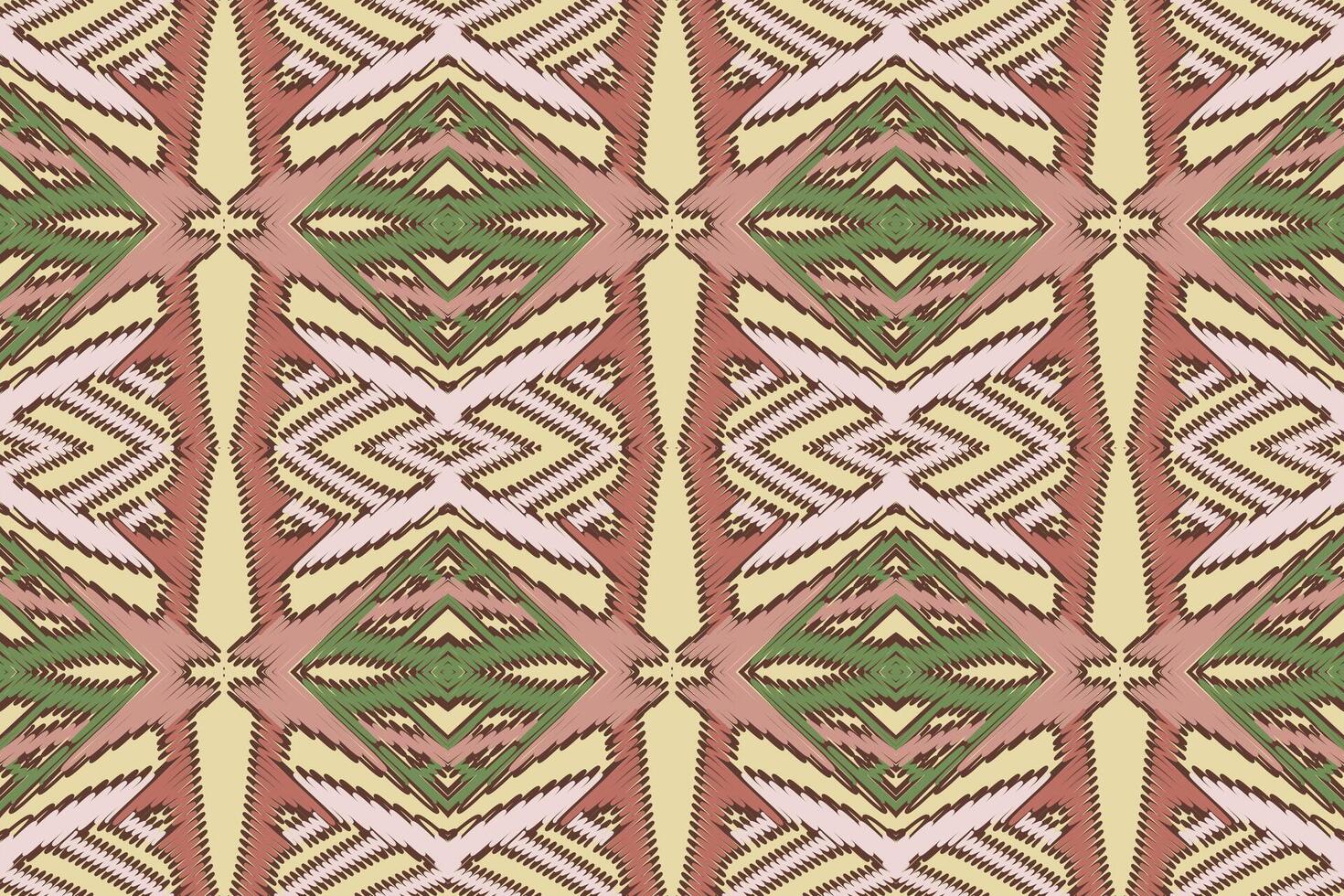 Plazo pattern Seamless Mughal architecture Motif embroidery, Ikat embroidery Design for Print indonesian batik motif embroidery native american kurta mughal design vector