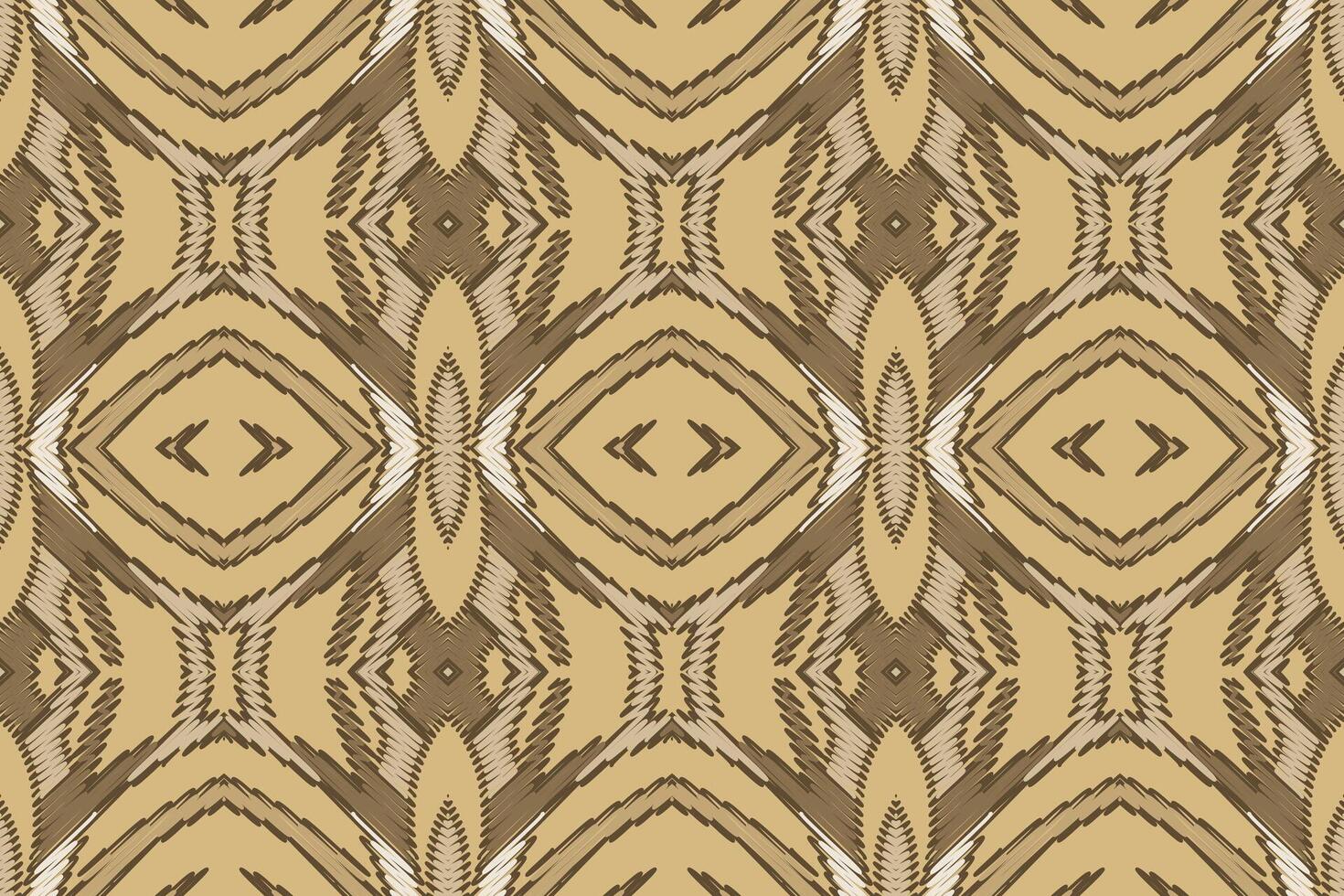 Banarasi Pattern Seamless Native American, Motif embroidery, Ikat embroidery Design for Print tie dyeing pillowcase sambal puri kurti mughal architecture vector