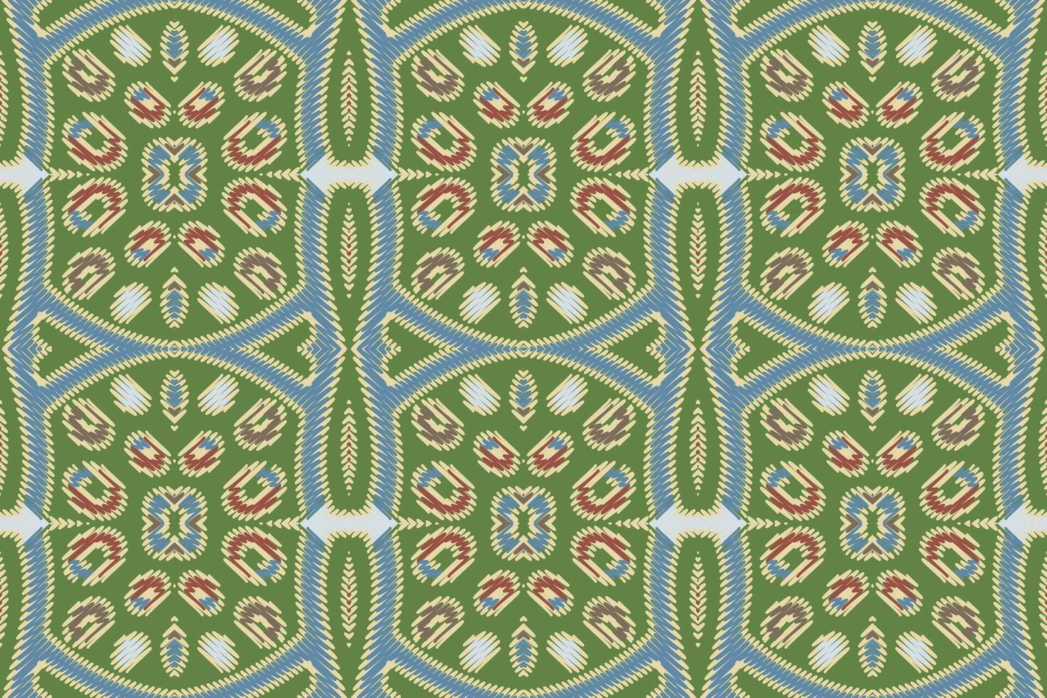 Banarasi Pattern Seamless Native American, Motif embroidery, Ikat embroidery Design for Print Texture fabric saree sari carpet. kurta patola saree vector