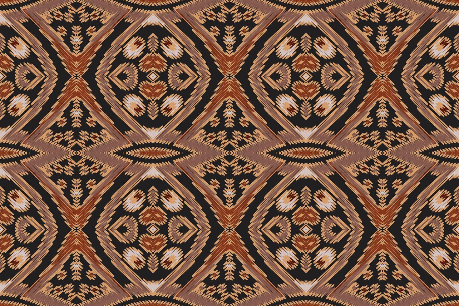Banarasi Pattern Seamless Native American, Motif embroidery, Ikat embroidery Design for Print egyptian pattern tibetan mandala bandanna vector